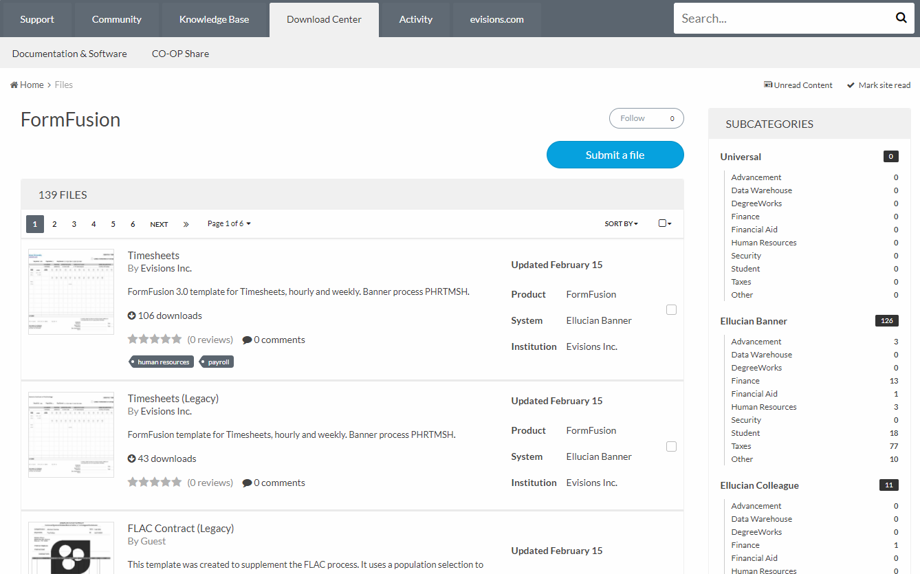 CO-OP Share on support.evisions.com